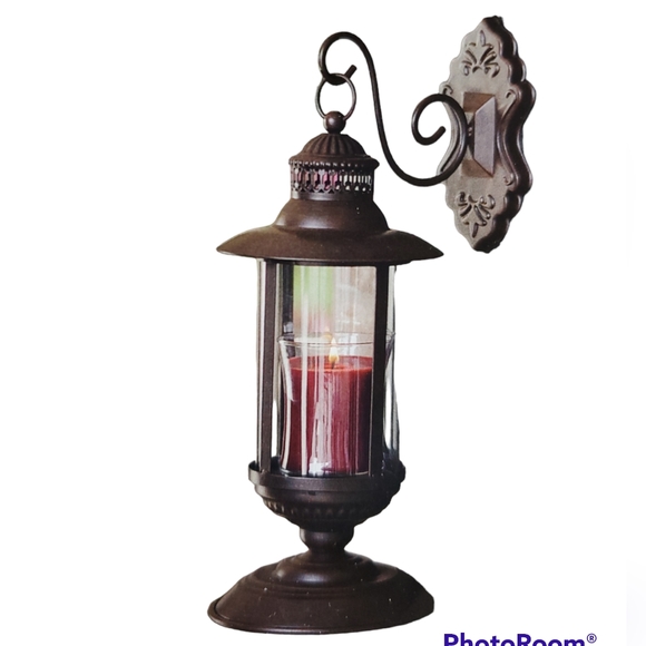 3 Ways to use Wrought Iron Cypress Lantern/Wall Sconce Home Interiors NEW - Picture 2 of 9